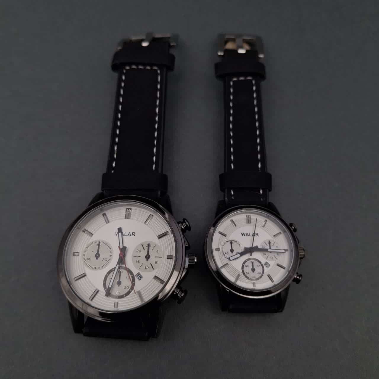 ساعت بند چرم ست تقویم دار