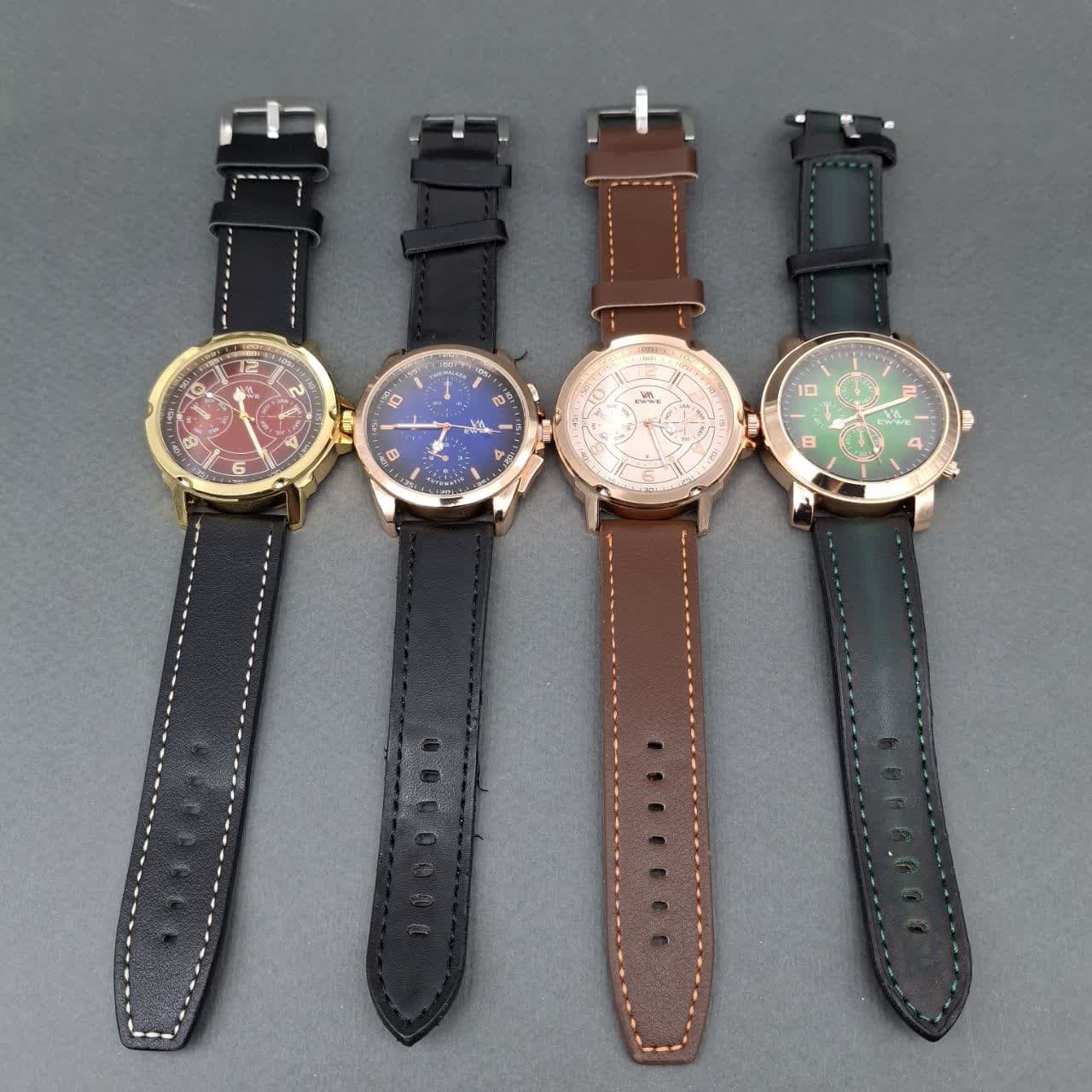 ساعت بند چرم گالو مردانه